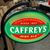 Caffrey's Double Sided Pub Sign alternate side illuminated