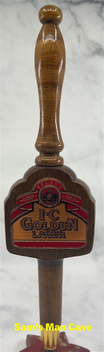 Iron City I C Golden Lager Tap Handle