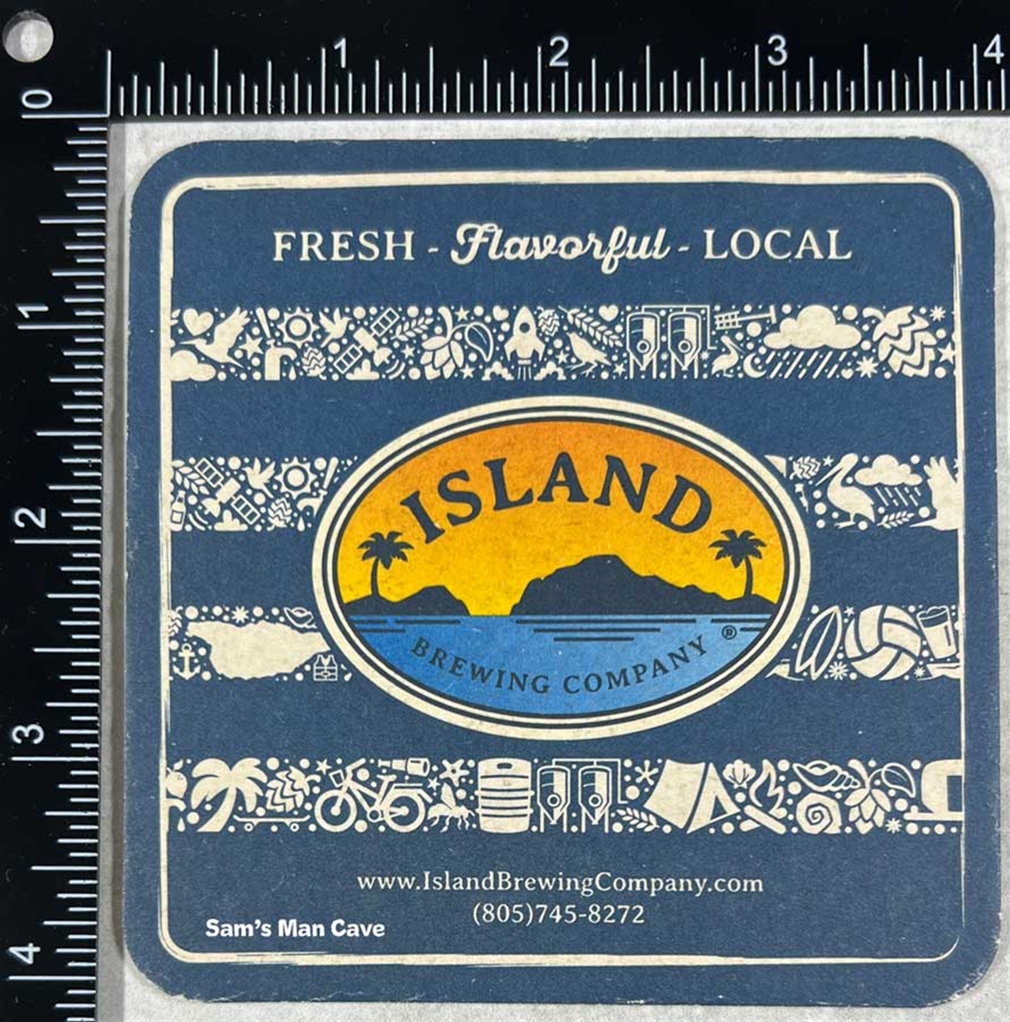 Island Brewing Company Coaster