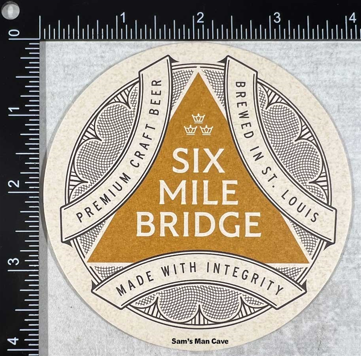 Six Mile Bridge Beer Coaster